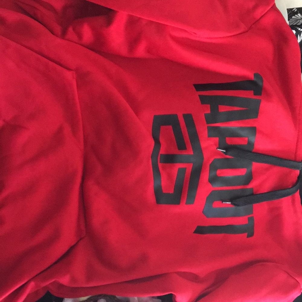 Red and Black TAPOUT Hoodie